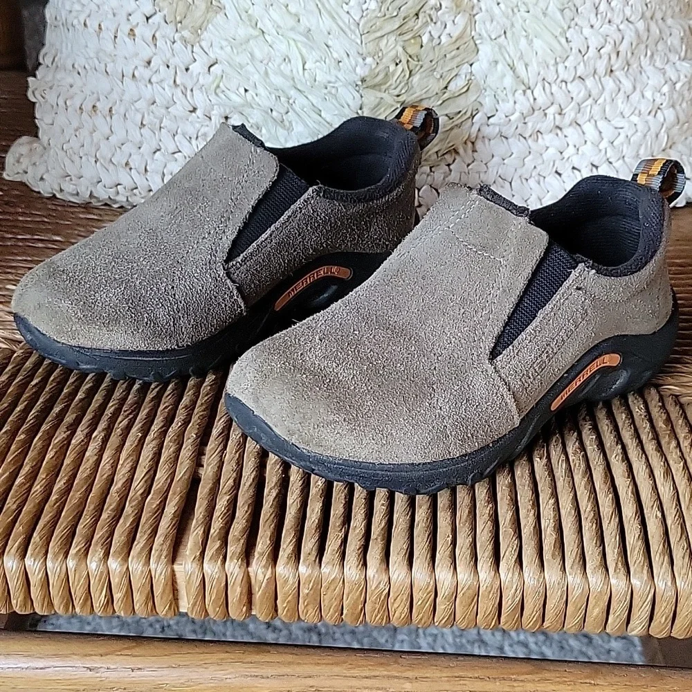 Merrell brown suede jungle mocs, size 11.0 M